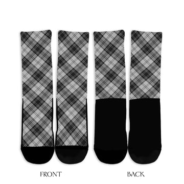 Glen Tartan Crew Socks Cross Tartan Style