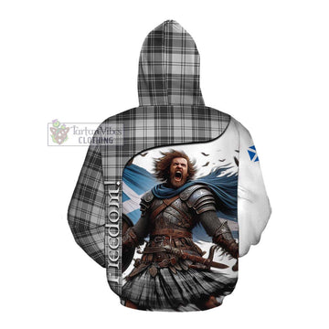 Glen Crest Tartan Cotton Hoodie Inspired by the Freedom of Scottish Warrior