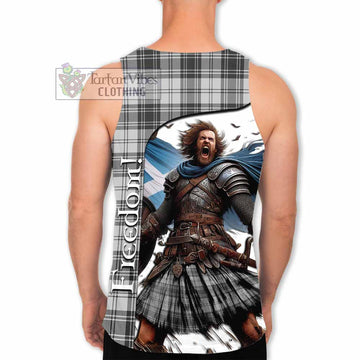 Glen Crest Tartan Men's Tank Top Inspired by the Freedom of Scottish Warrior