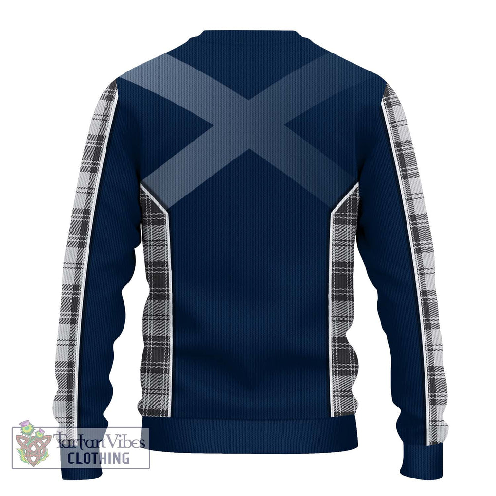 Glen Tartan Knitted Sweater with Family Crest and Lion Rampant Vibes Sport Style - Tartan Vibes Clothing
