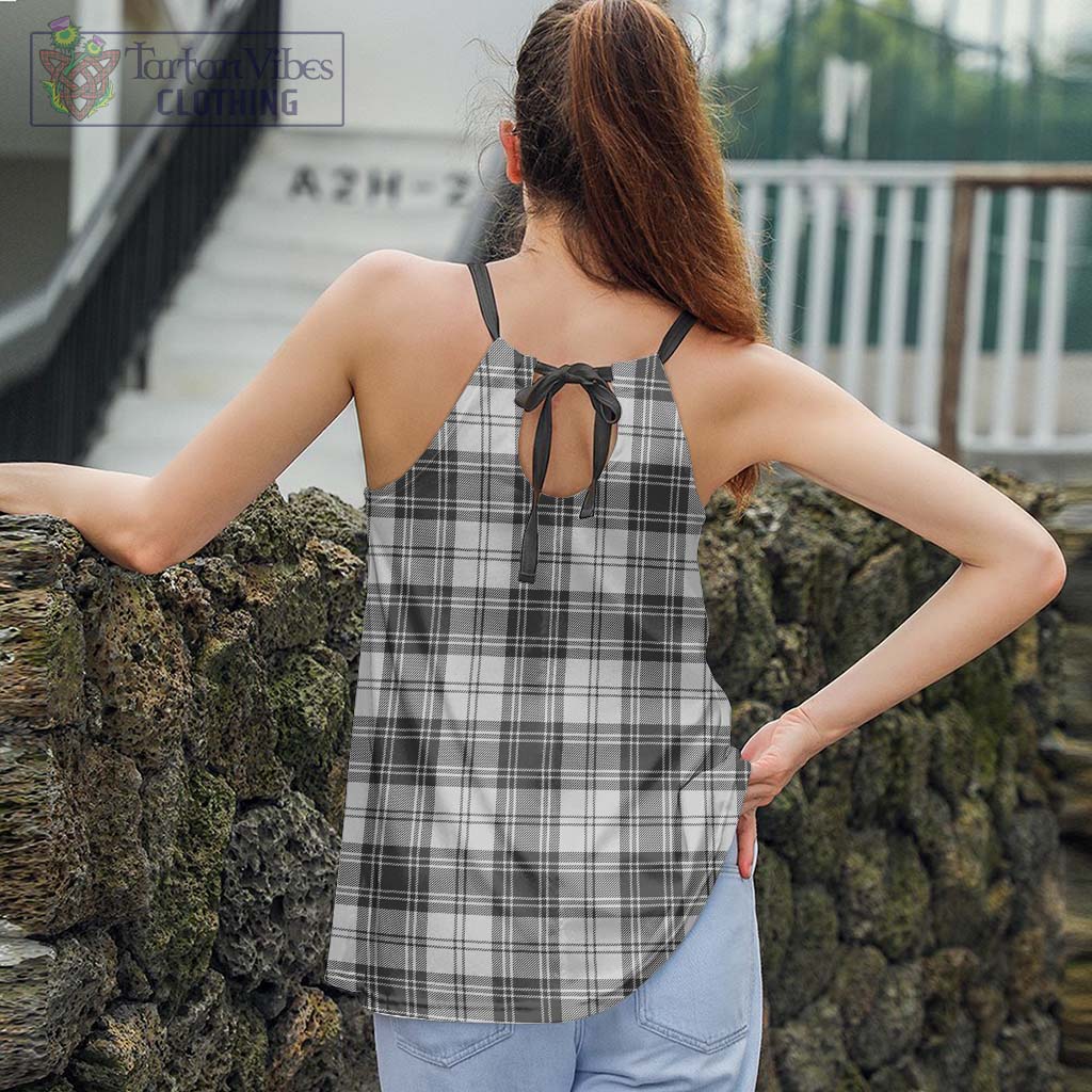 Tartan Vibes Clothing Glen Tartan Loose Halter Neck Camisole