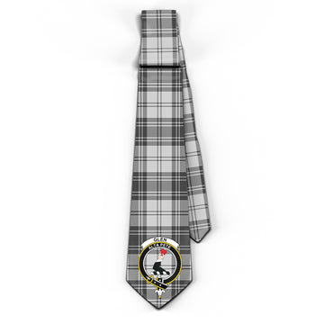 Glen Tartan Classic Necktie with Family Crest