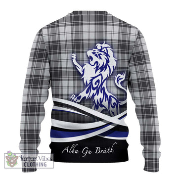 Glen Tartan Ugly Sweater with Alba Gu Brath Regal Lion Emblem