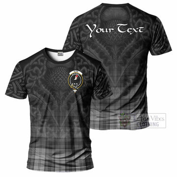 Tartan Vibes Clothing Glen Tartan T-Shirt with Family Crest Celtic Thistle Vibes