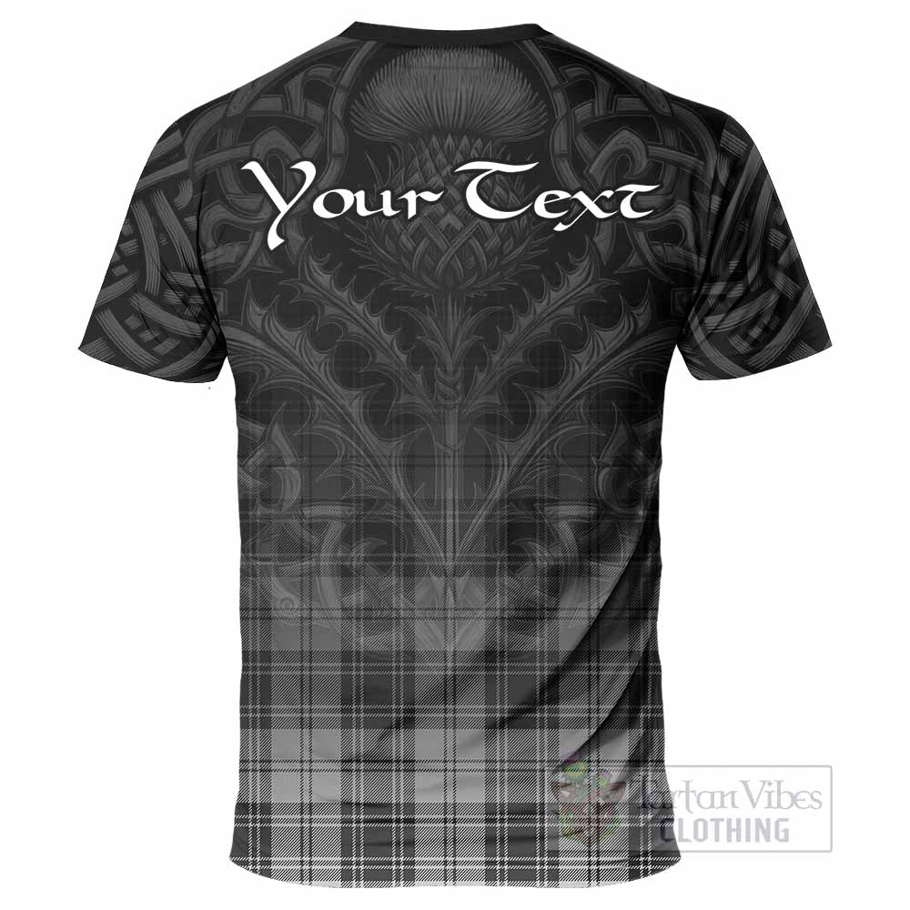Tartan Vibes Clothing Glen Tartan T-Shirt with Family Crest Celtic Thistle Vibes