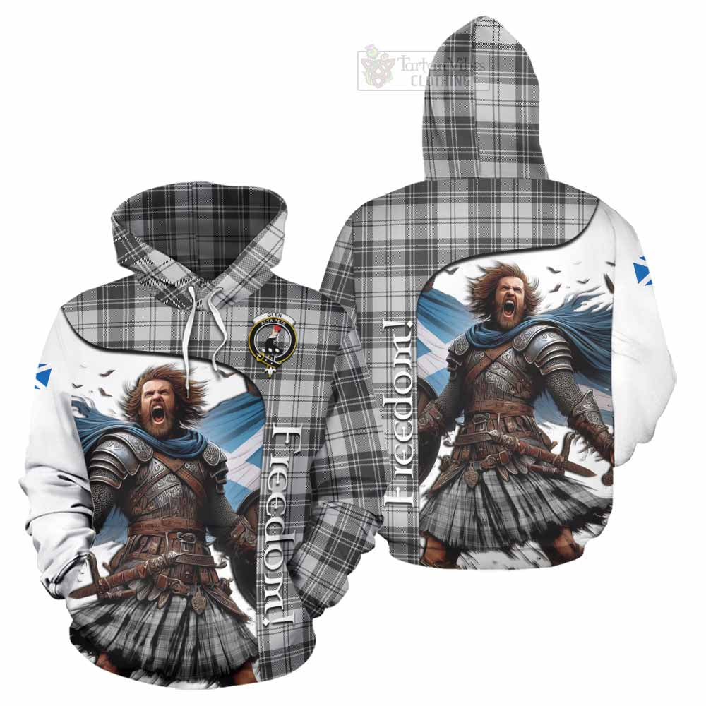 Tartan Vibes Clothing Glen Crest Tartan Hoodie Inspired by the Freedom of Scottish Warrior