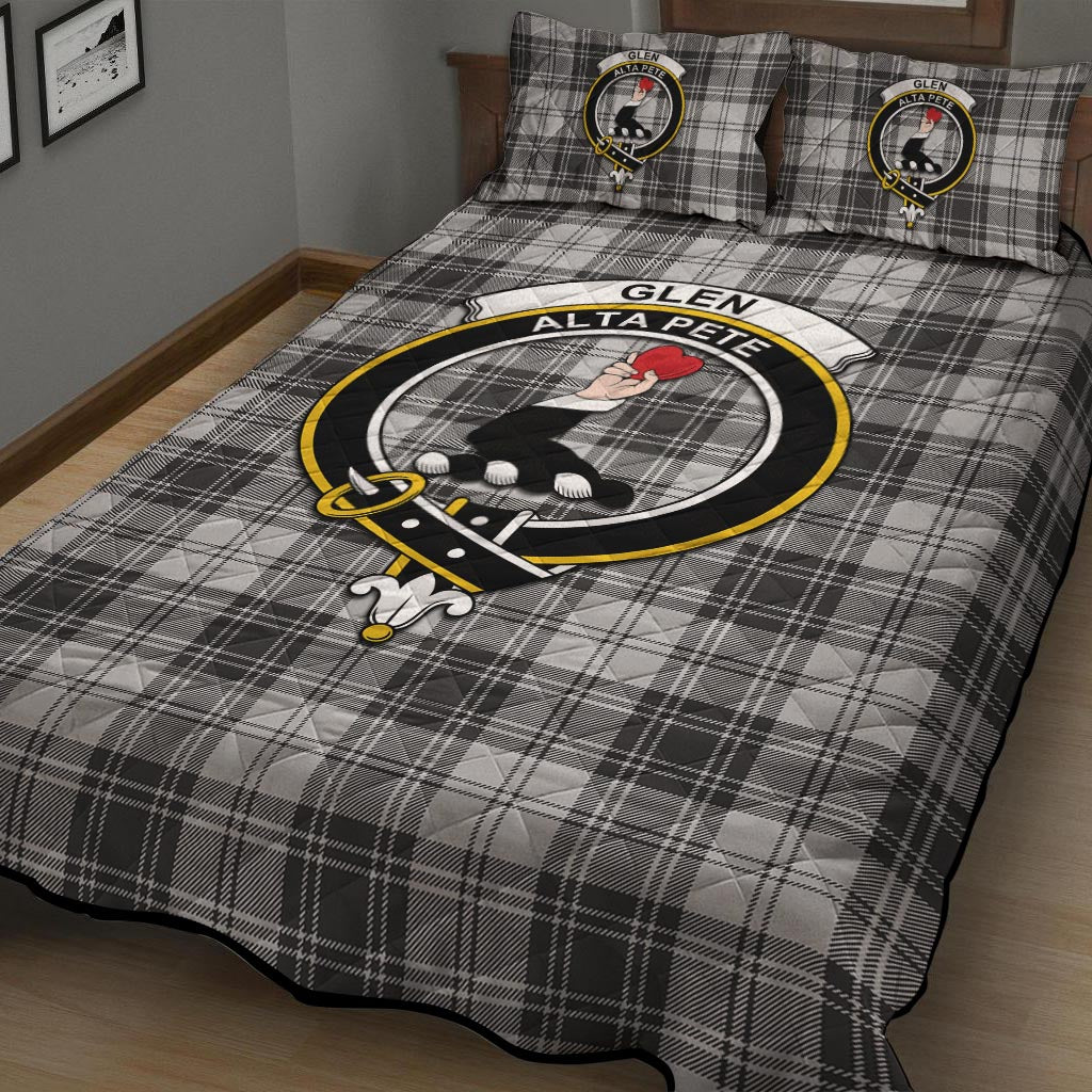 Glen Tartan Quilt Bed Set with Family Crest - Tartan Vibes Clothing
