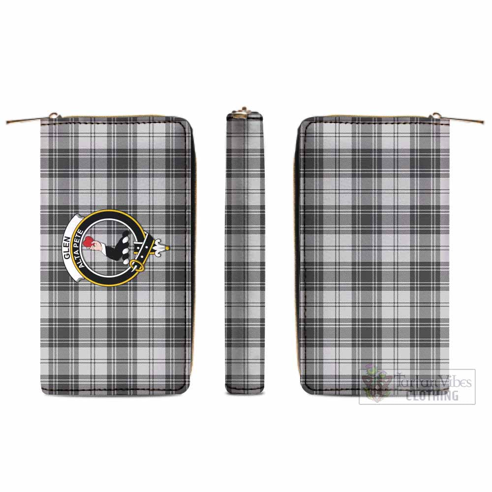 Tartan Vibes Clothing Glen Tartan Women's Leather Wallet with Family Crest