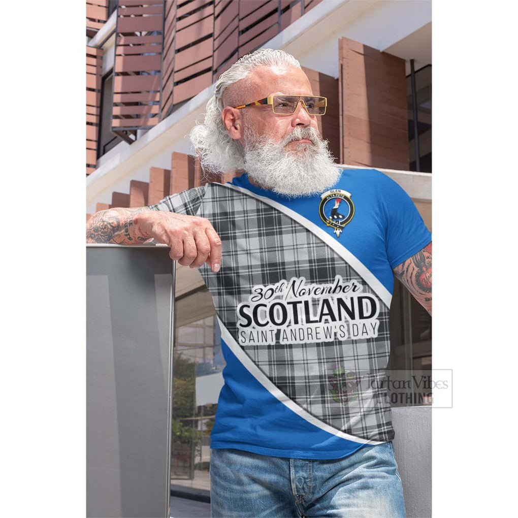 Tartan Vibes Clothing Glen Family Crest Tartan Cotton T-shirt Celebrate Saint Andrew's Day in Style