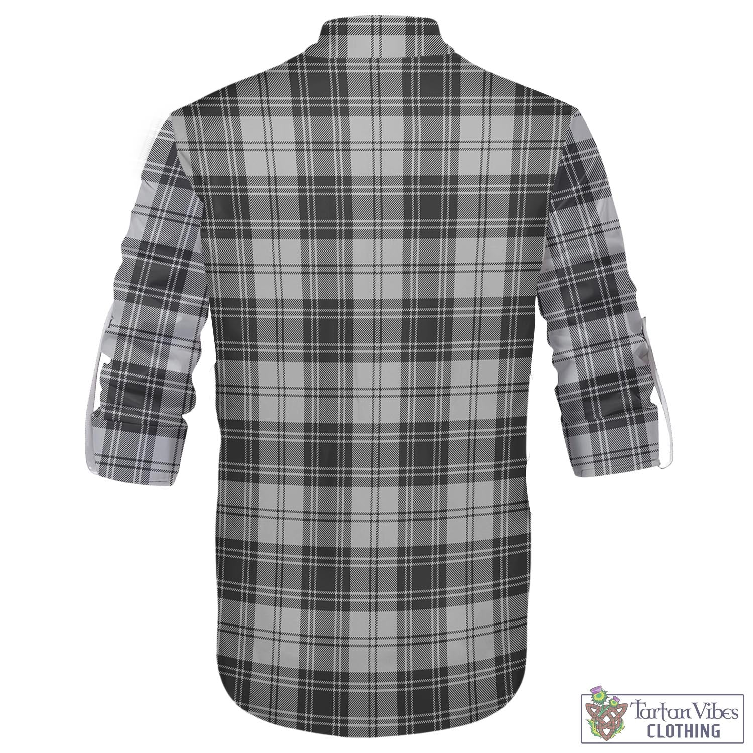 Tartan Vibes Clothing Glen Tartan Men's Scottish Traditional Jacobite Ghillie Kilt Shirt
