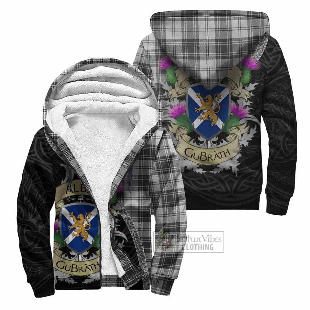 Tartan Vibes Clothing Glen Tartan Family Crest Sherpa Hoodie Lion Rampant Royal Thistle Shield Celtic Inspired