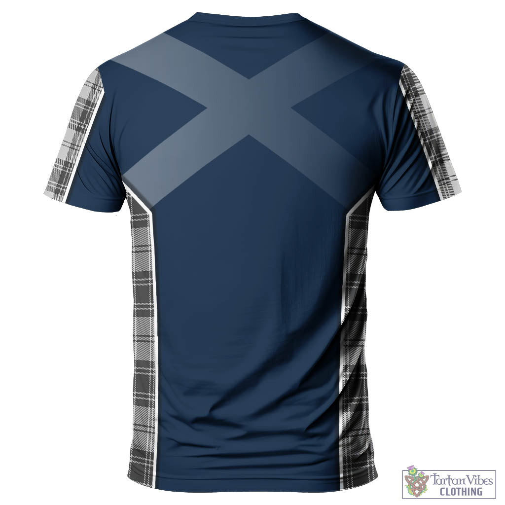 Tartan Vibes Clothing Glen Tartan T-Shirt with Family Crest and Lion Rampant Vibes Sport Style