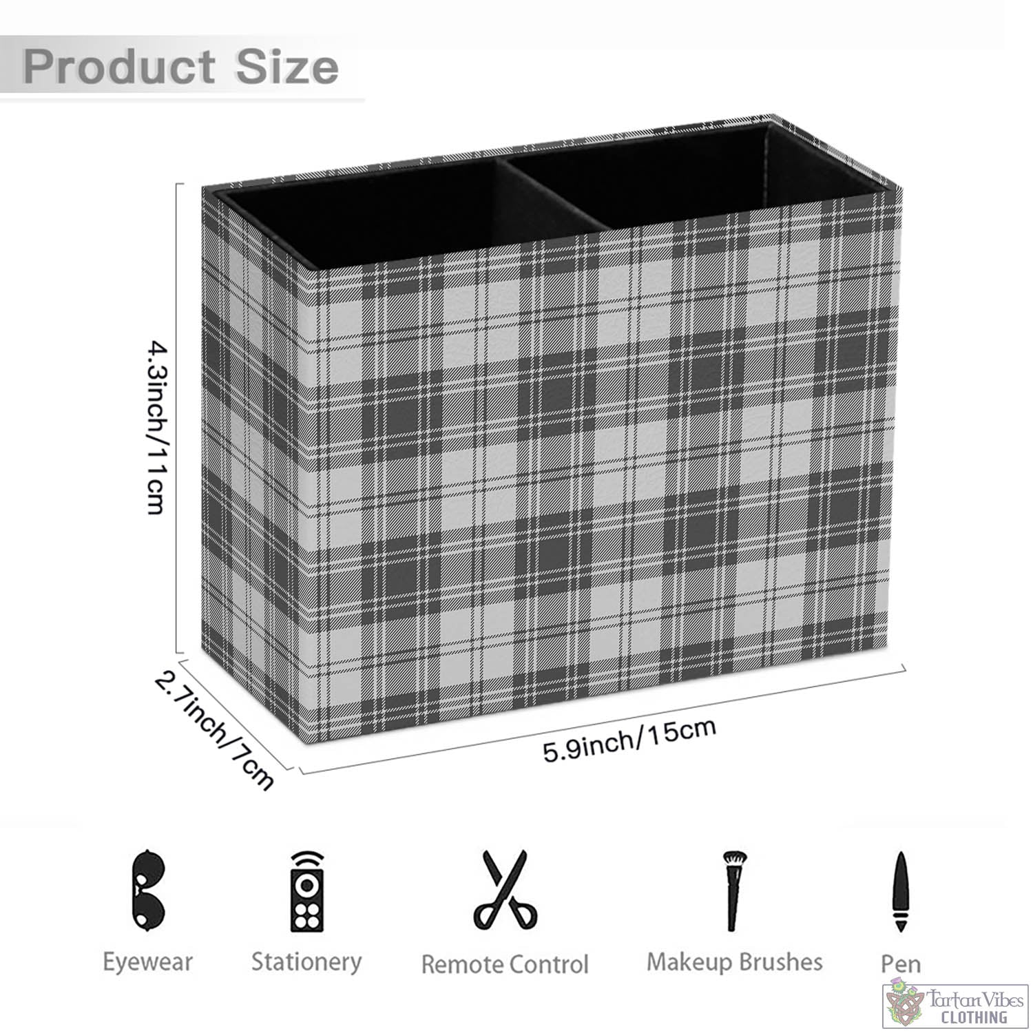 Tartan Vibes Clothing Glen Tartan Pen Holder