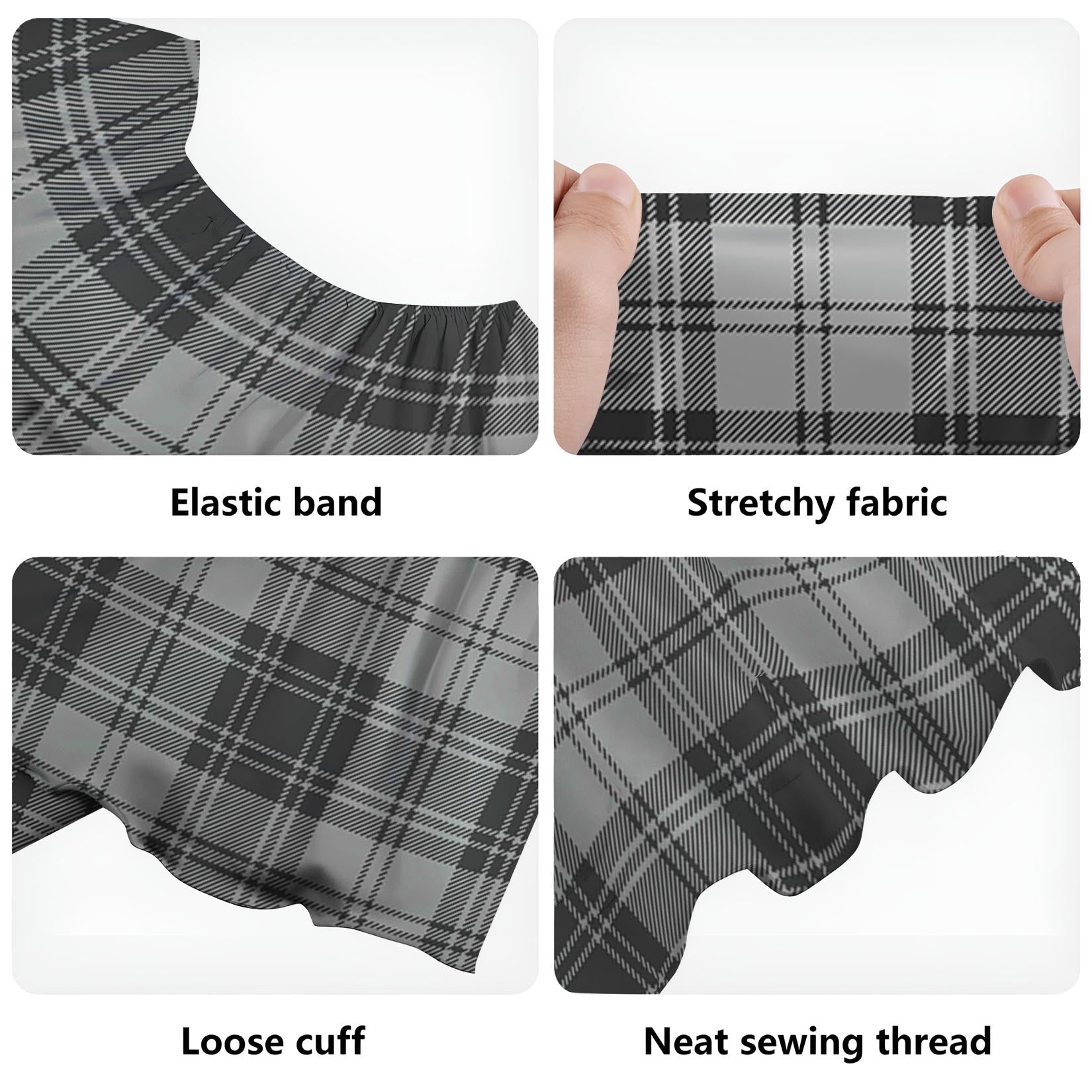 Glen Tartan Off Shoulder Long Dress - Tartanvibesclothing