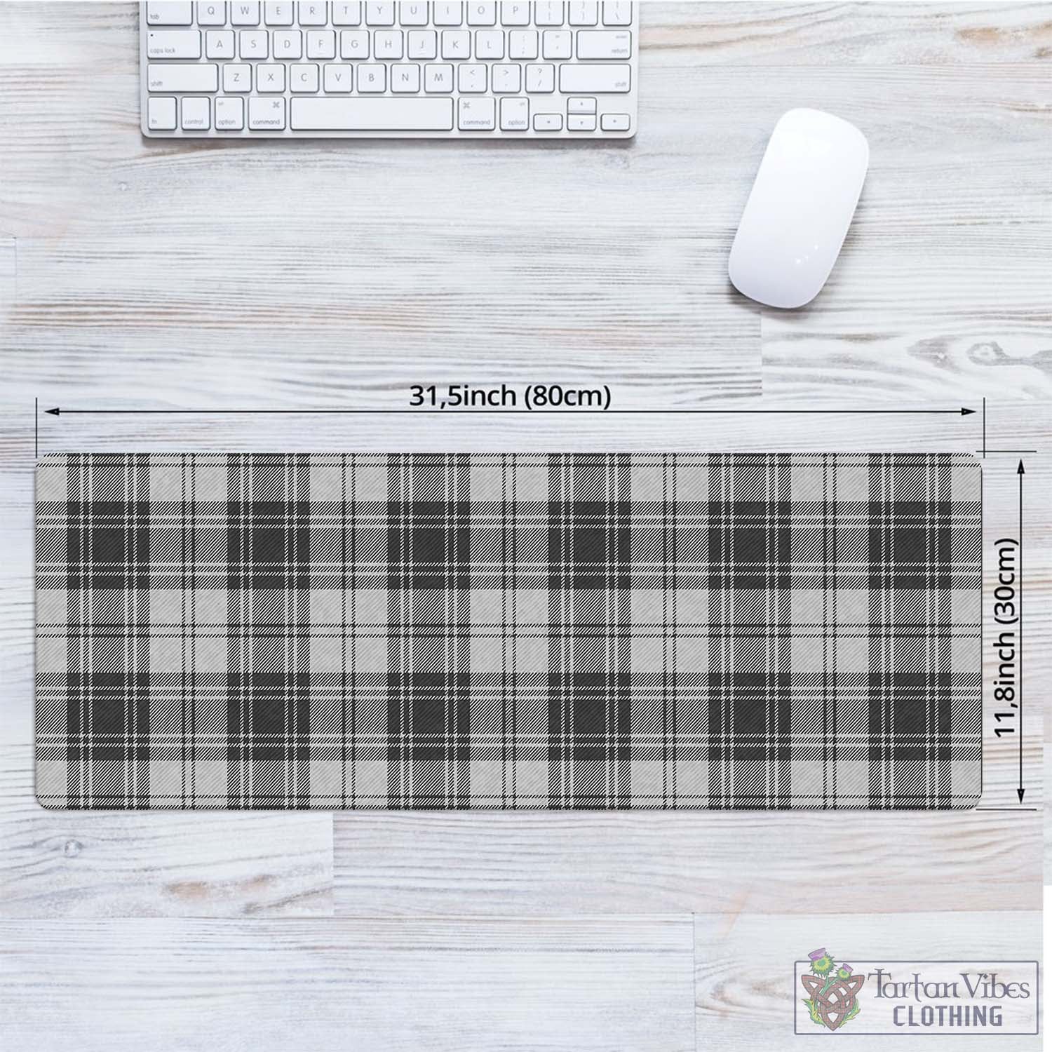 Tartan Vibes Clothing Glen Tartan Mouse Pad