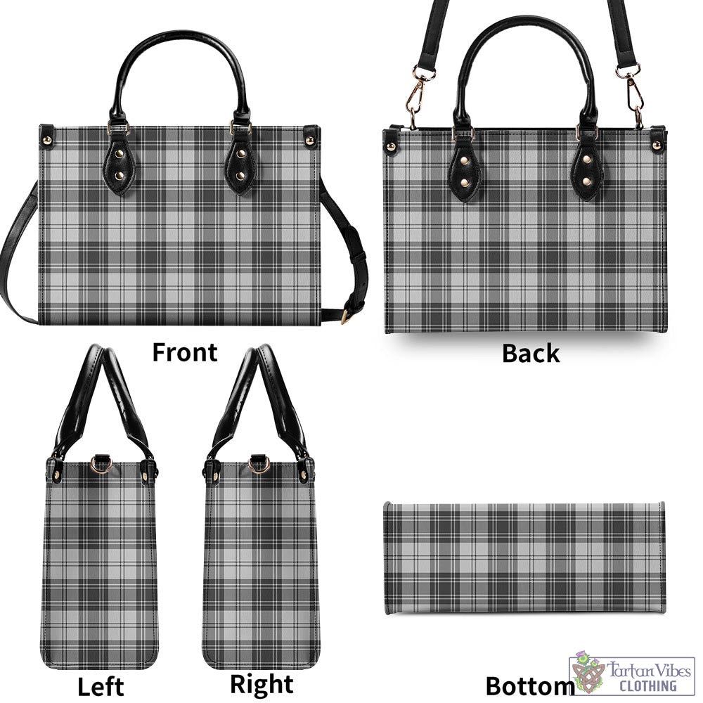 Tartan Vibes Clothing Glen Tartan Luxury Leather Handbags