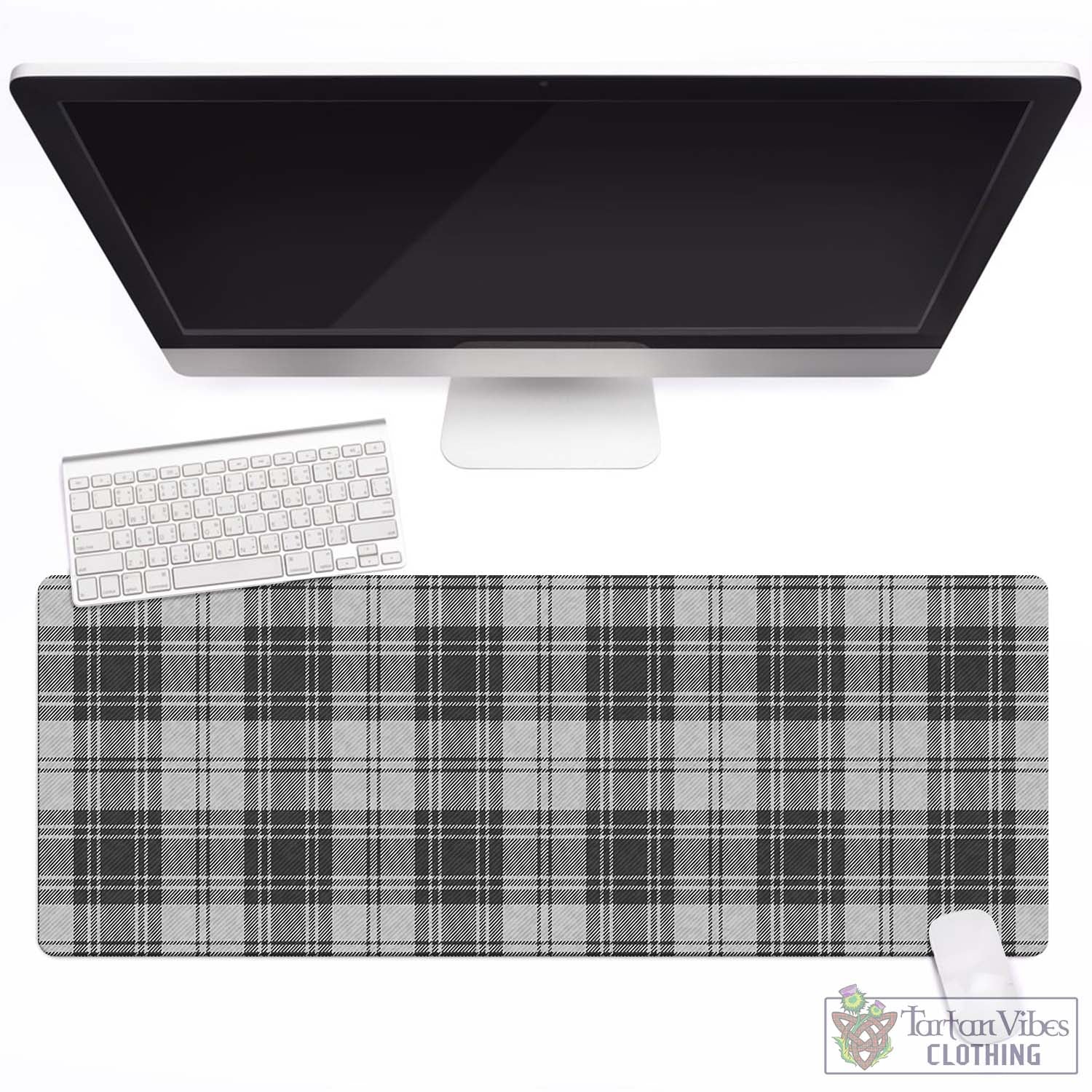 Tartan Vibes Clothing Glen Tartan Mouse Pad