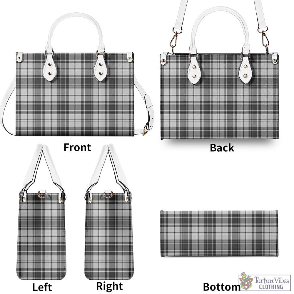 Tartan Vibes Clothing Glen Tartan Luxury Leather Handbags