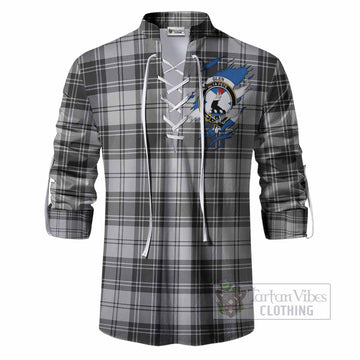 Glen Clan Crest In Me Tartan Ghillie Shirt Scotland Flag Style