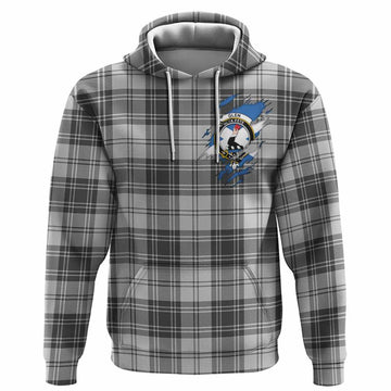 Glen Clan Crest In Me Tartan Hoodie Scotland Flag Style