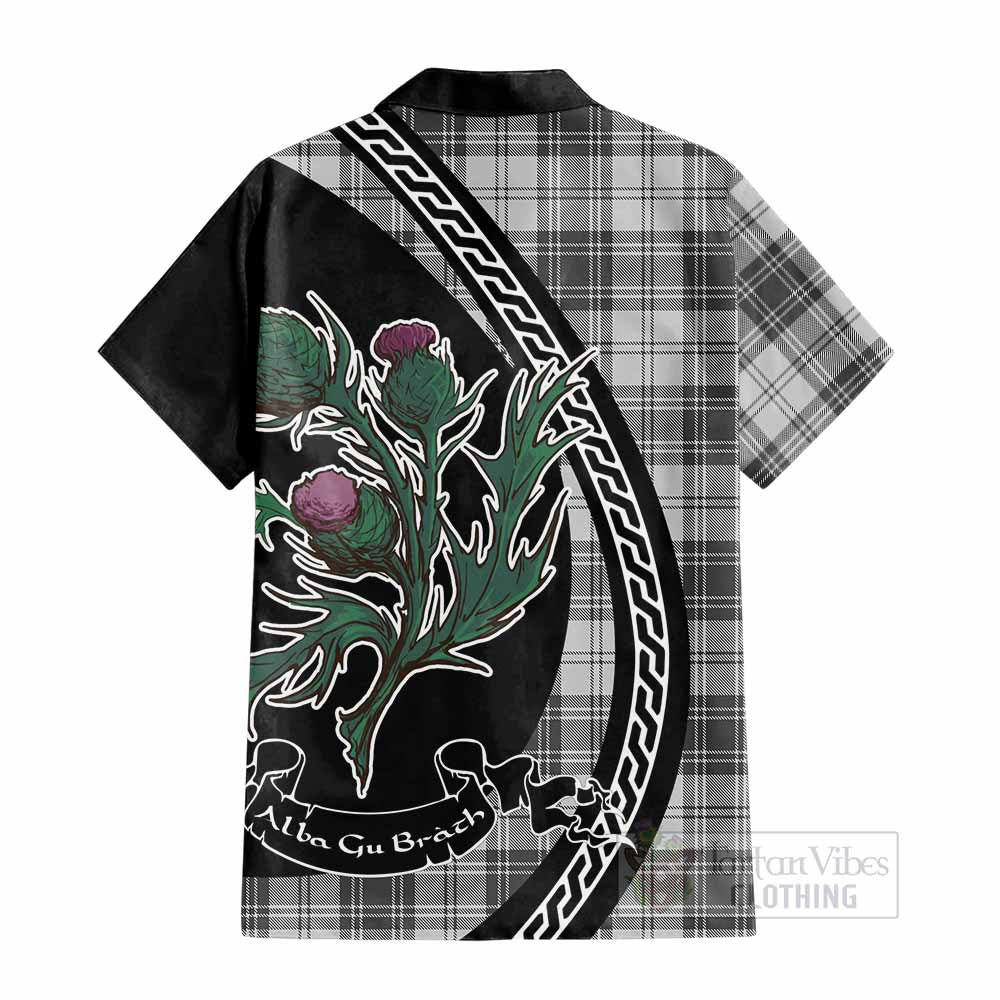 Glen Family Crest Tartan Cotton Hawaiian Shirt Alba Thistle Inspired - Tartan Vibes Clothing