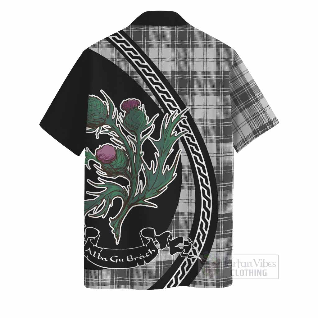 Glen Family Crest Tartan Hawaiian Shirt Alba Thistle Inspired - Tartan Vibes Clothing