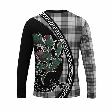 Glen Family Crest Tartan Long Sleeve T-Shirt Alba Thistle Inspired - Tartan Vibes Clothing