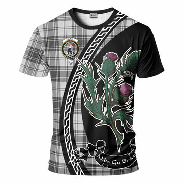 Glen Family Crest Tartan T-Shirt Alba Thistle Inspired - Tartan Vibes Clothing
