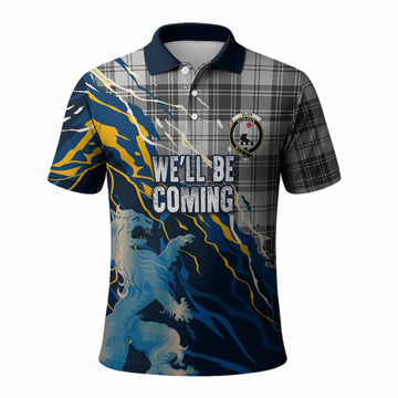 Glen Scotland Tartan Polo Shirt WC2026 Football - We'll Be Coming