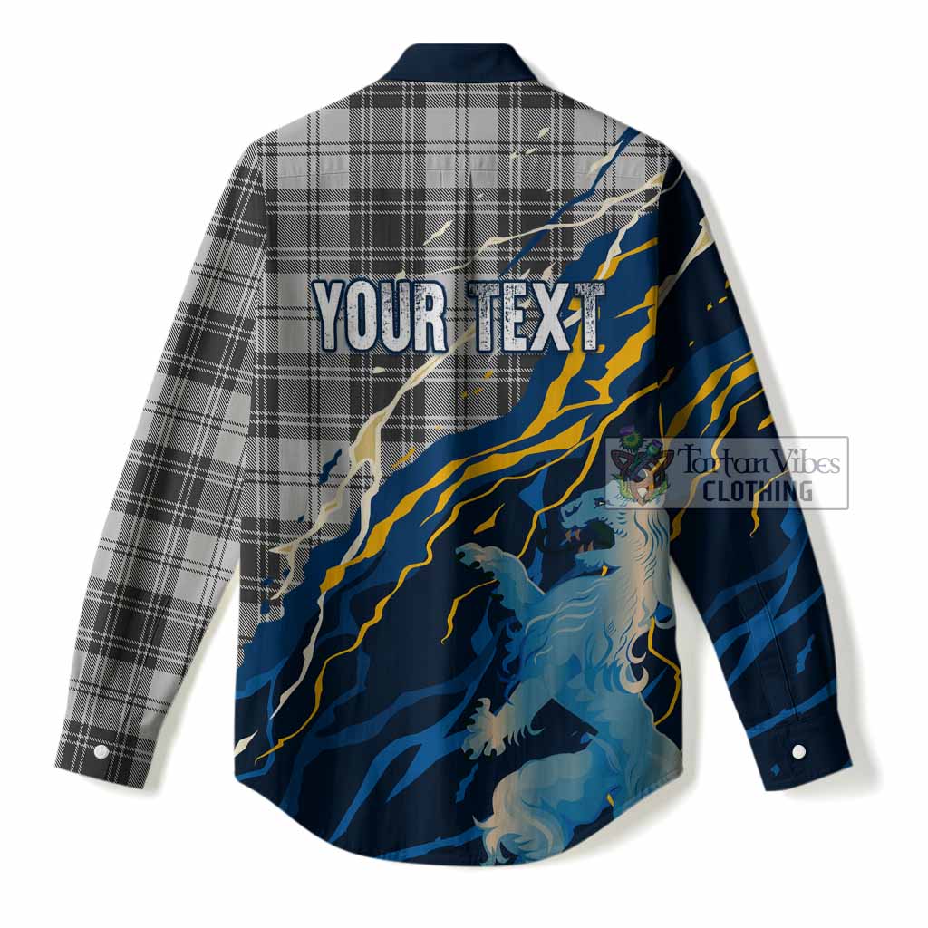 Glen Scotland Tartan Women Casual Shirt WC2026 Football - We'll Be Coming