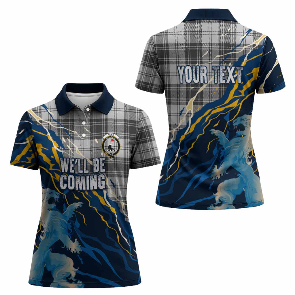 Glen Scotland Tartan Women Polo Shirt WC2026 Football - We'll Be Coming