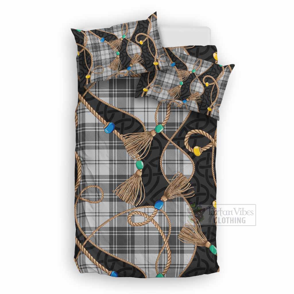 Glen Scottish Tartan Twisted Ropes Stylized Bedding Set UK Bedding Set UK Double 79*79 inch - Tartan Vibes Clothing
