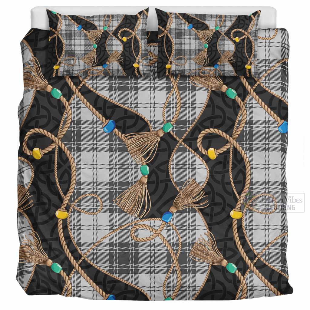 Glen Scottish Tartan Twisted Ropes Stylized Bedding Set UK Bedding Set UK Super King 104*94 inch - Tartan Vibes Clothing