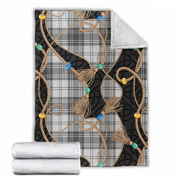 Glen Scottish Tartan Twisted Ropes Stylized Blanket