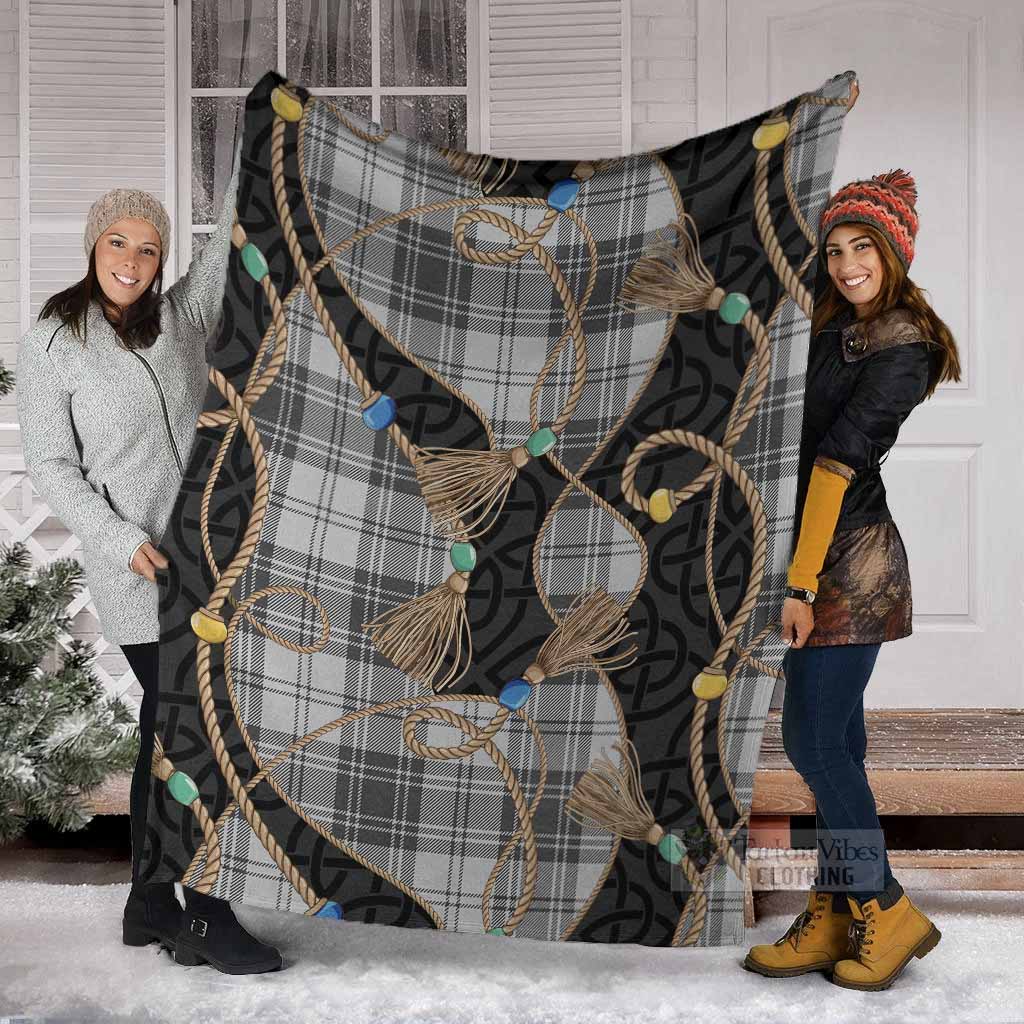 Glen Scottish Tartan Twisted Ropes Stylized Blanket - Tartan Vibes Clothing