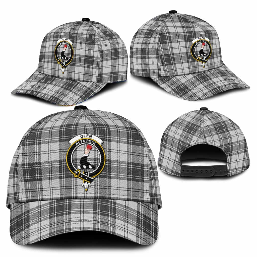 Glen Tartan Classic Cap with Family Crest