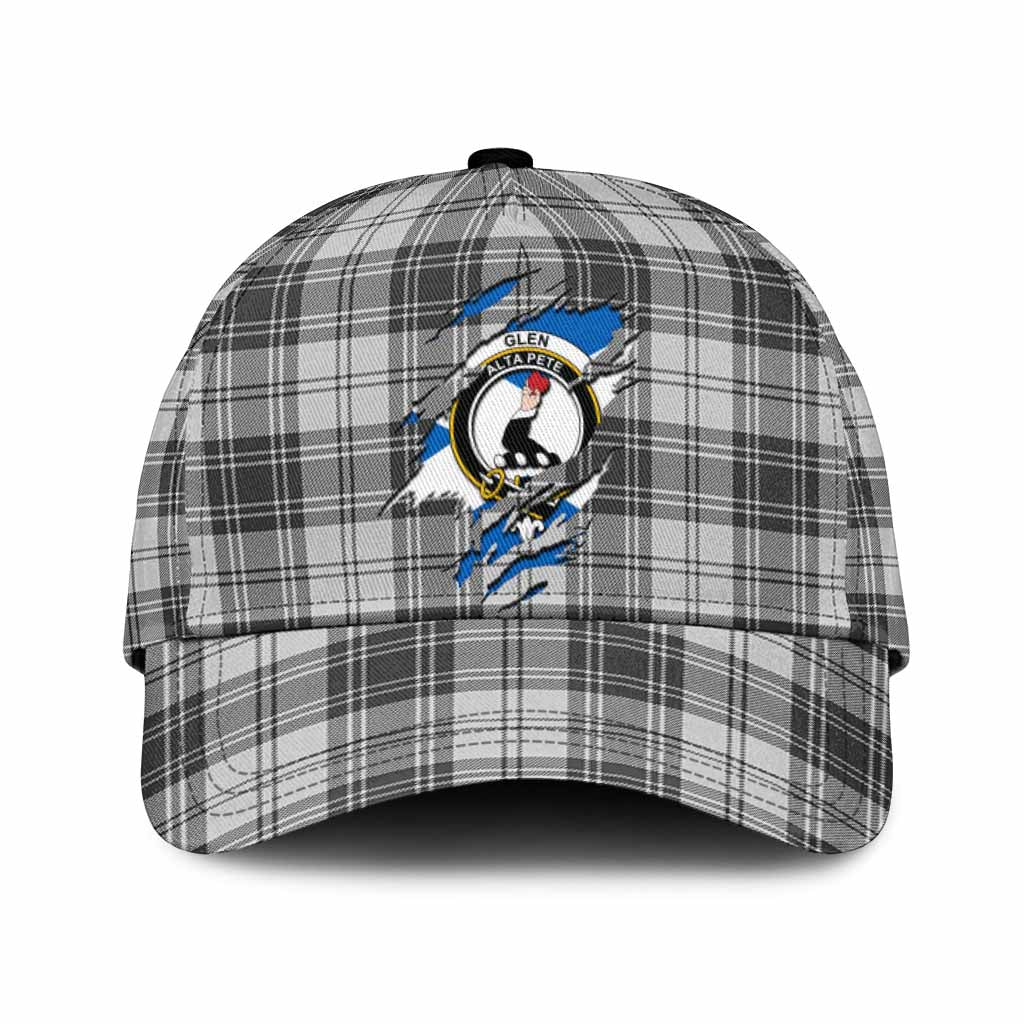 Glen Tartan Classic Cap with Family Crest In Me Style