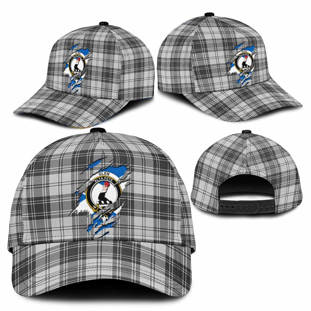 Glen Tartan Classic Cap with Family Crest In Me Style