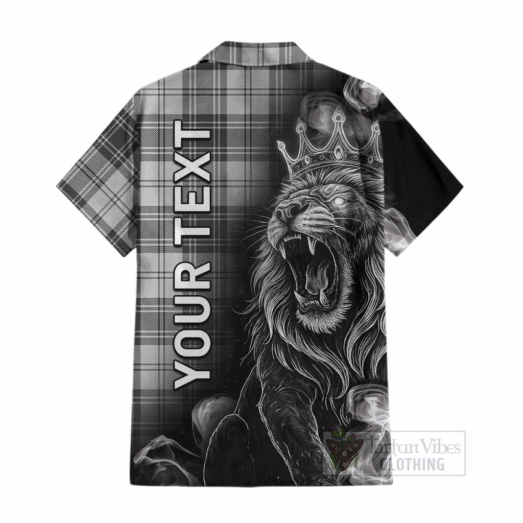 Glen Tartan Cotton Hawaiian Shirt Roaring Lion Heritage