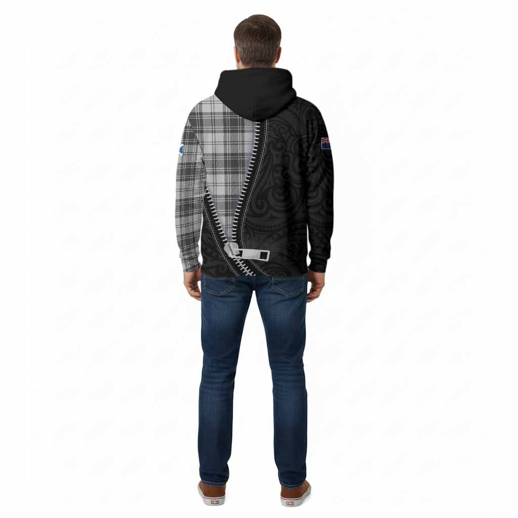 Glen Tartan Cotton Hoodie New Zealand Pattern Unique Zipper Stylized