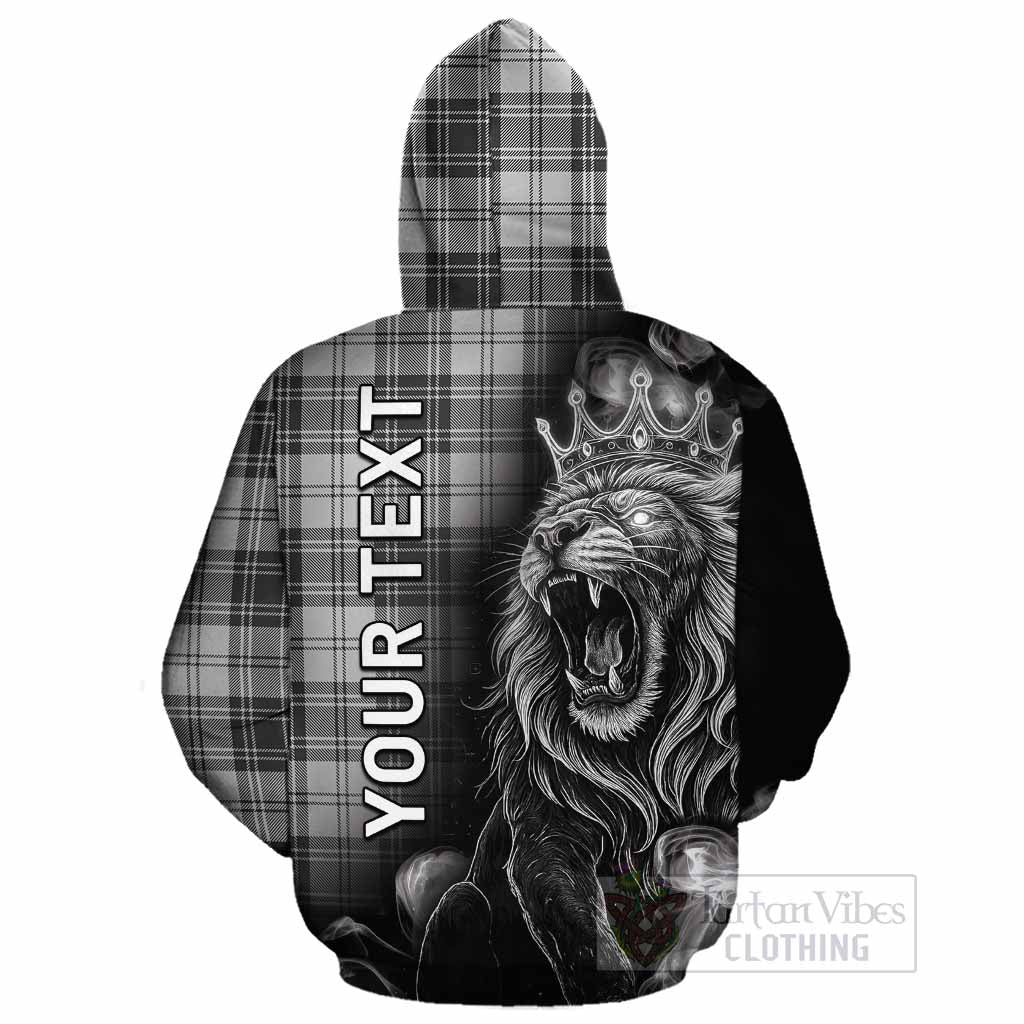 Glen Tartan Cotton Hoodie Roaring Lion Heritage