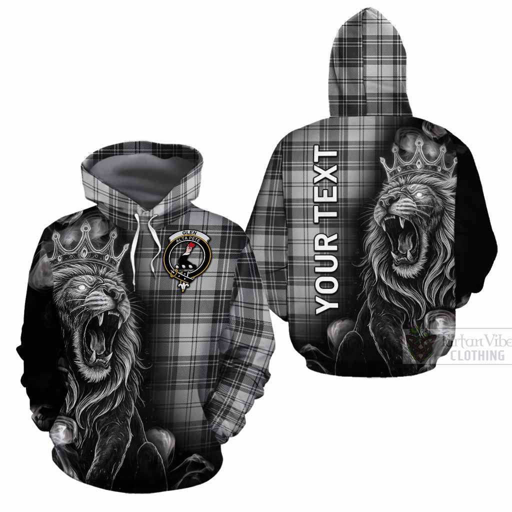 Glen Tartan Cotton Hoodie Roaring Lion Heritage