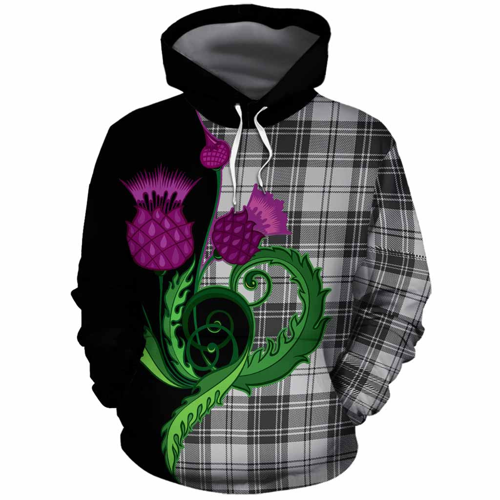 Glen Tartan Cotton Hoodie Traditional Scottish Thistle