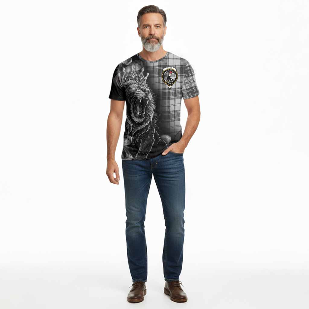 Glen Tartan Cotton T-shirt Roaring Lion Heritage