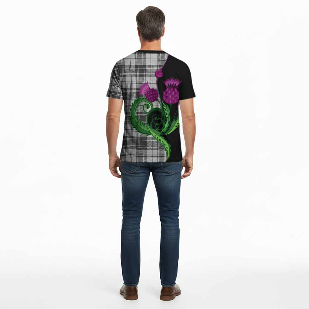 Glen Tartan Cotton T-shirt Traditional Scottish Thistle