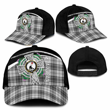 Glen Tartan Crest Classic Cap Scottish Thistle Celtic Cross Alba Gu Brath