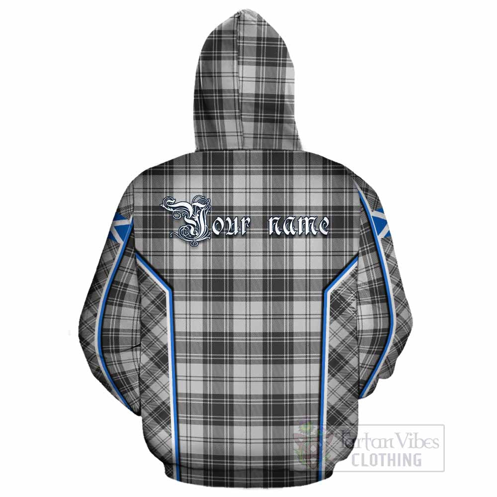 Glen Tartan Crest Cotton Hoodie Scotland Coat of Arm Flag Style - Tartan Vibes Clothing