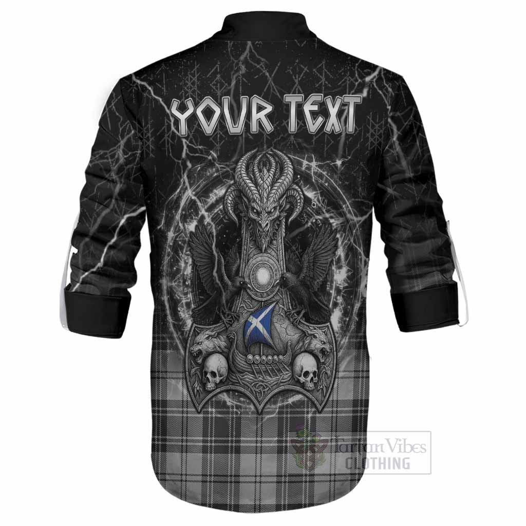 Glen Tartan Crest Ghillie Shirt Celtic Odin's Raven Legacy