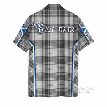 Glen Tartan Crest Hawaiian Shirt Scotland Coat of Arm Flag Style - Tartan Vibes Clothing