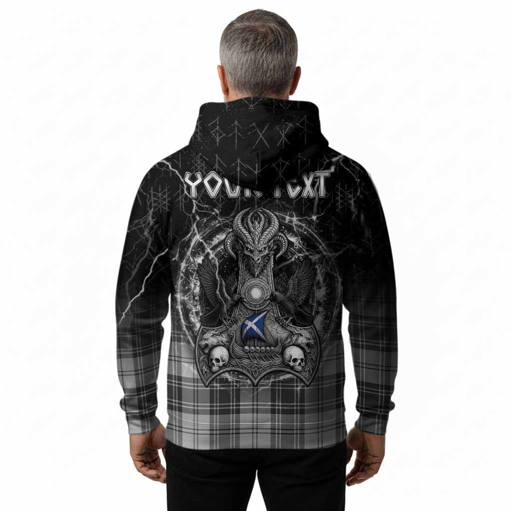 Glen Tartan Crest Hoodie Celtic Odin's Raven Legacy